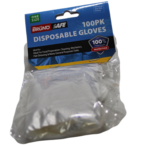 100 Pack Disposable Gloves One Size