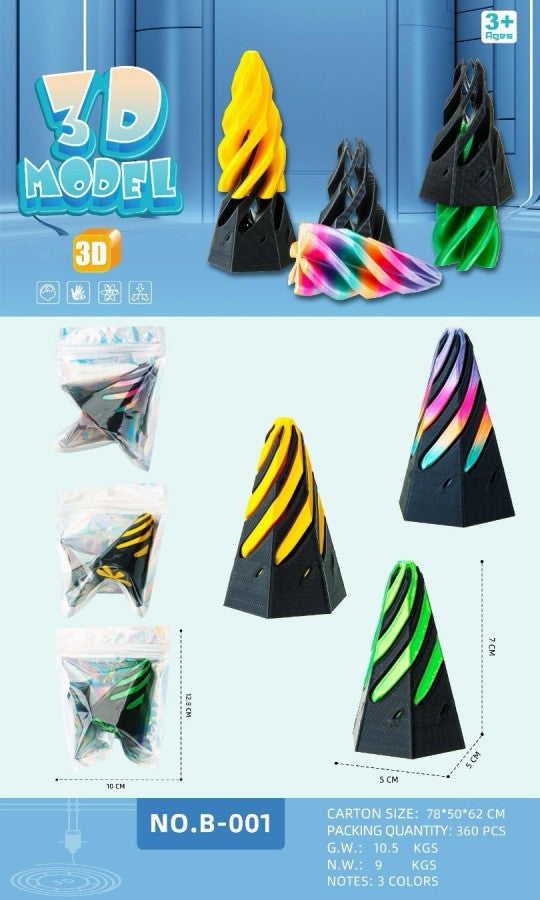 3D Spiral Cone