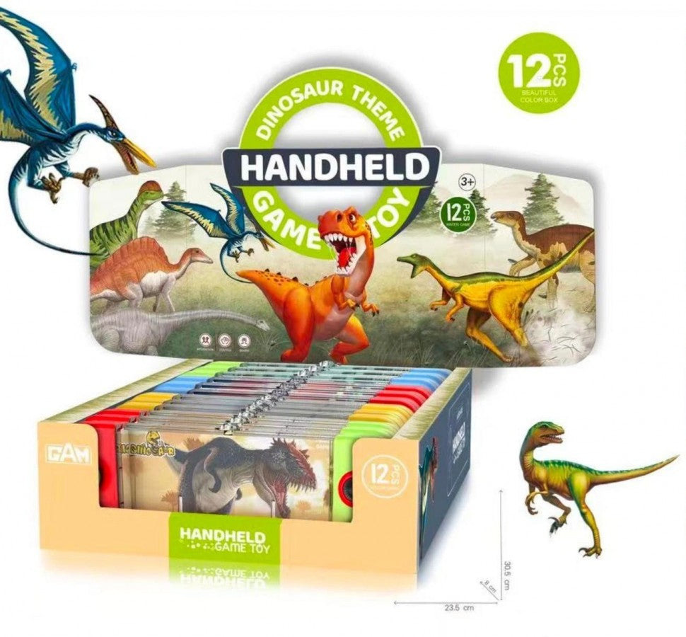 X12 Dino Themed Handheld Water Game