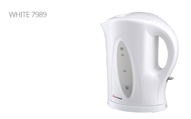 Sq Professional Aquen Plastic Kettle 1.7 Litre 2200W White