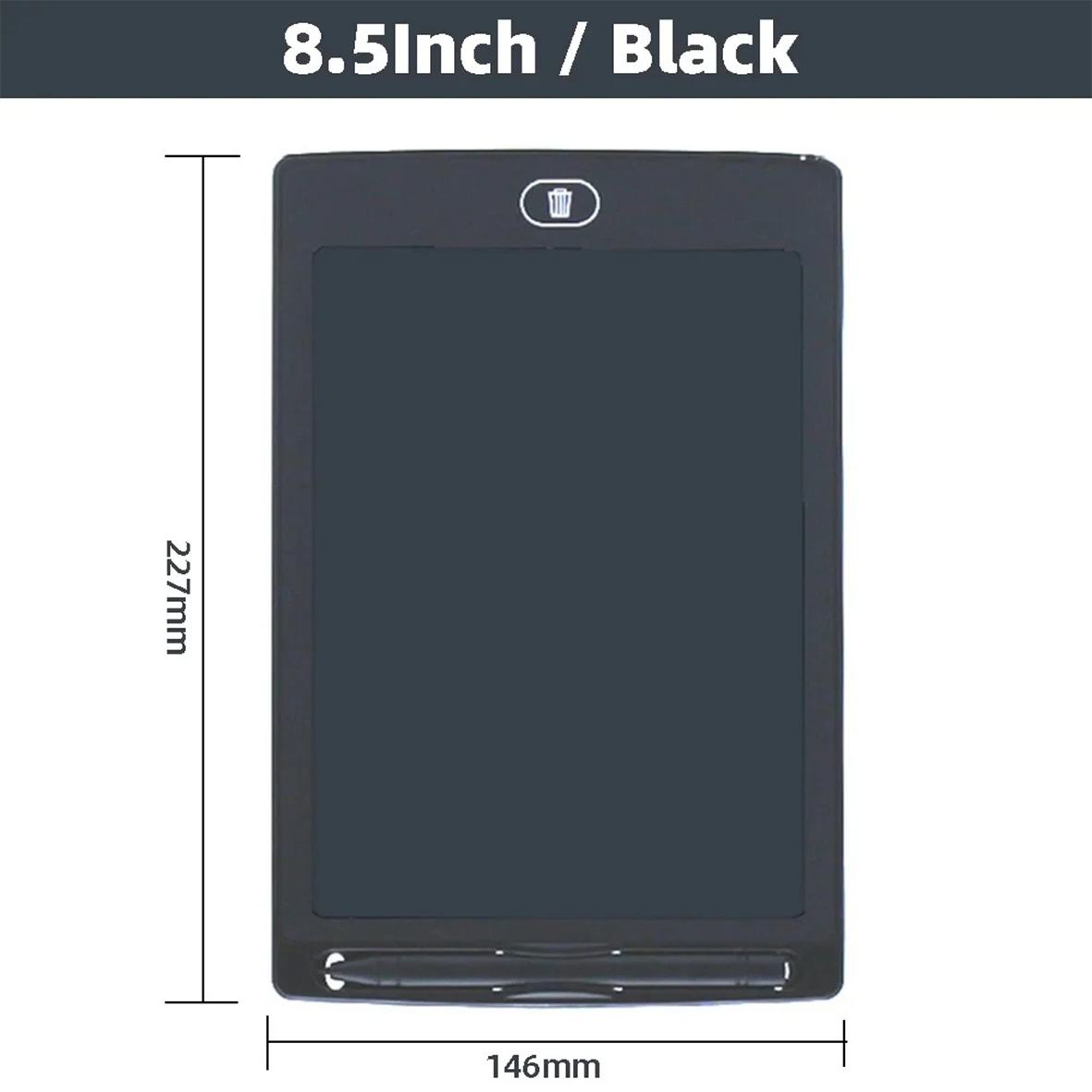 LCD Writing Tablet No Paper Or Chalk - Assorted Colours