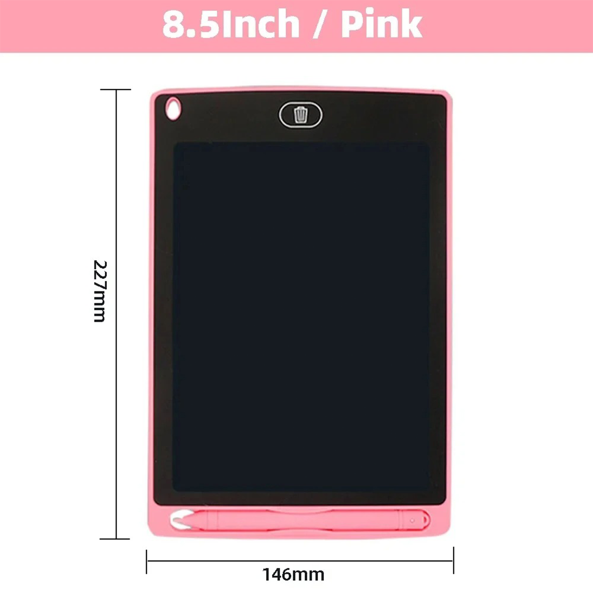 LCD Writing Tablet No Paper Or Chalk - Assorted Colours