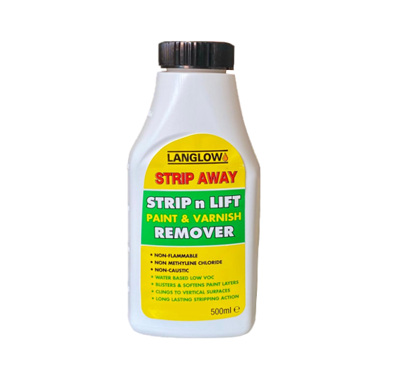 Langlow Strip Away N Lift Paint And Varnish Remover Stripper 500Ml