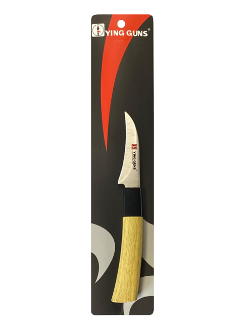 Kitchen Turning Peeling Knife With Wooden Handle 19Cm