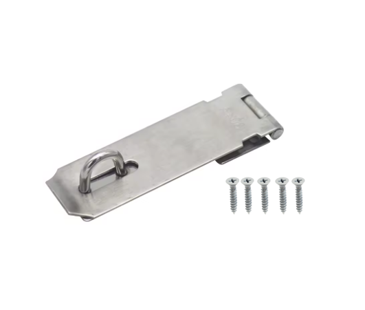 Stainless Steel Door Bolt With Screws 4"