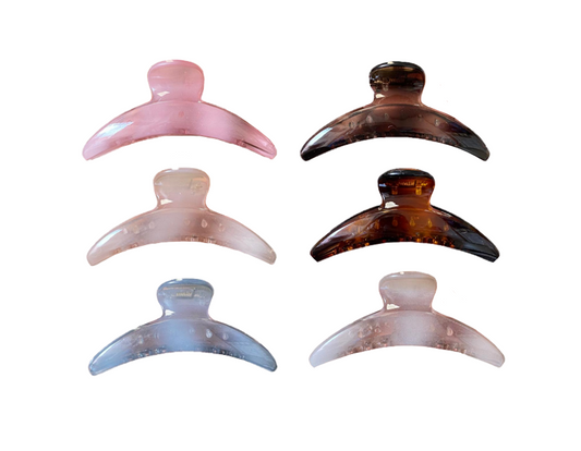 Plastic Hair Claw Clip Assorted Colours