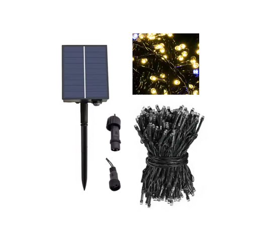 Solar 500 Led Fairy Lights String