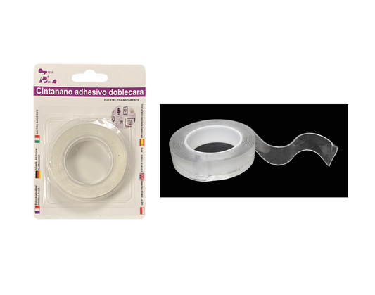 Clear Double Sided Ivy Nano Grip Tape Roll