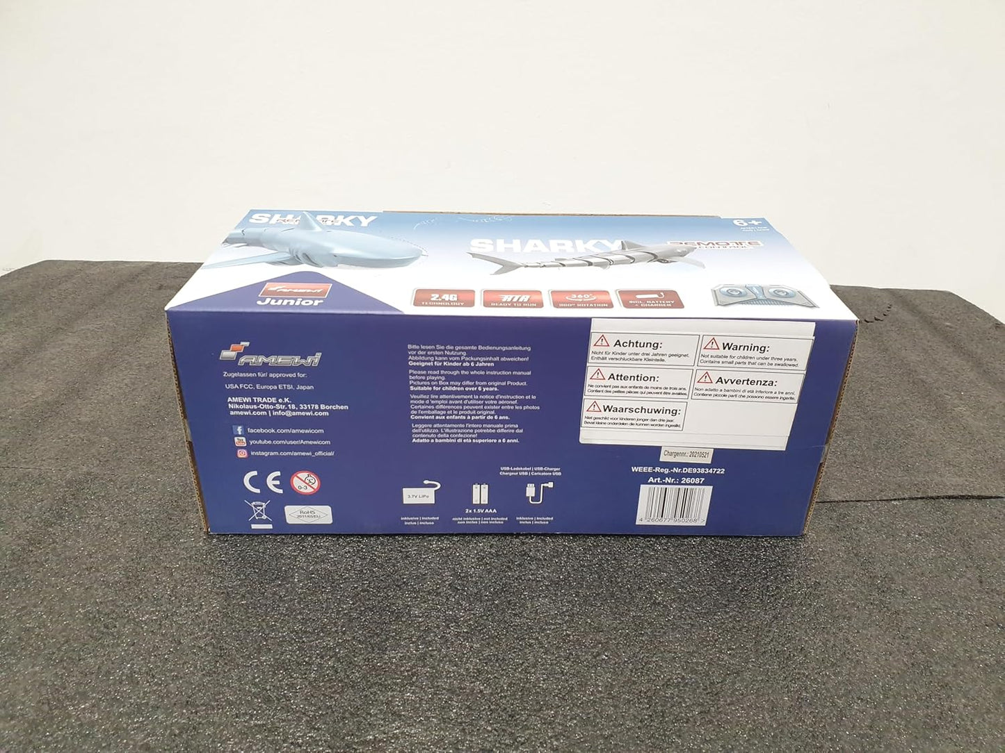 Remote Control Shark 40 Metre + Travelling Distance