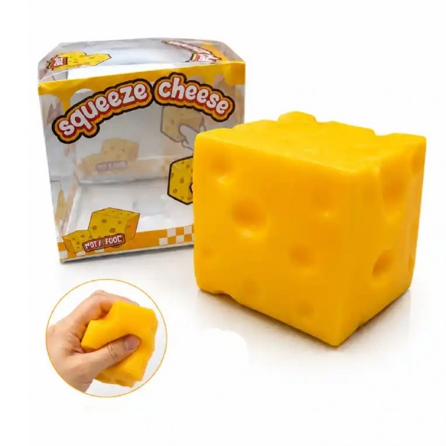 Xxl Cheese With Box Jumbo Squishy