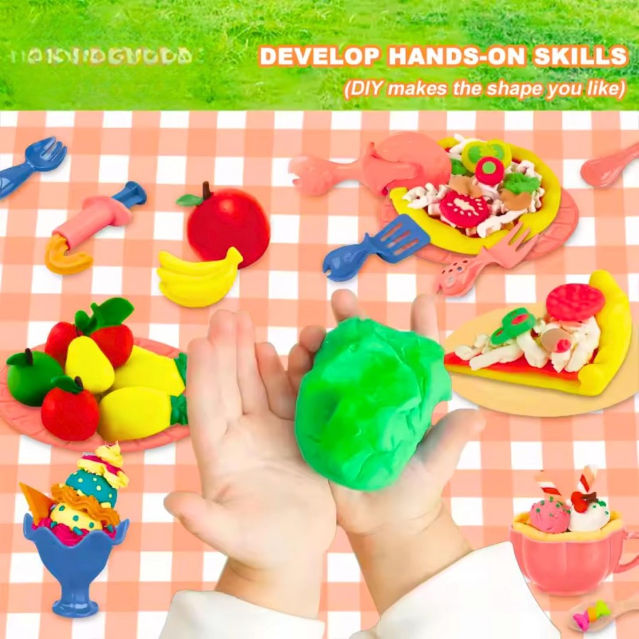 Picnic Basket Pretend Play Doh Set