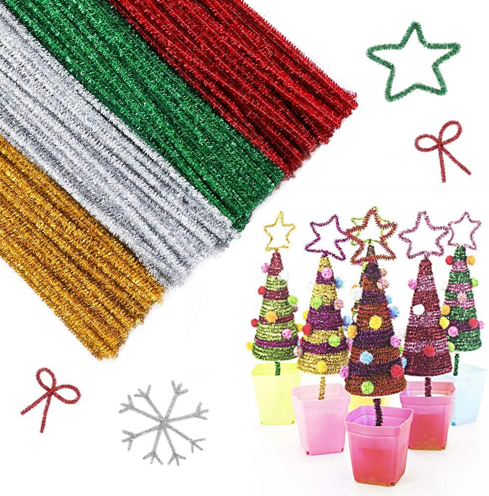 Mega Value Xmas Pipe Cleaner Bundle ( 250 Stems )