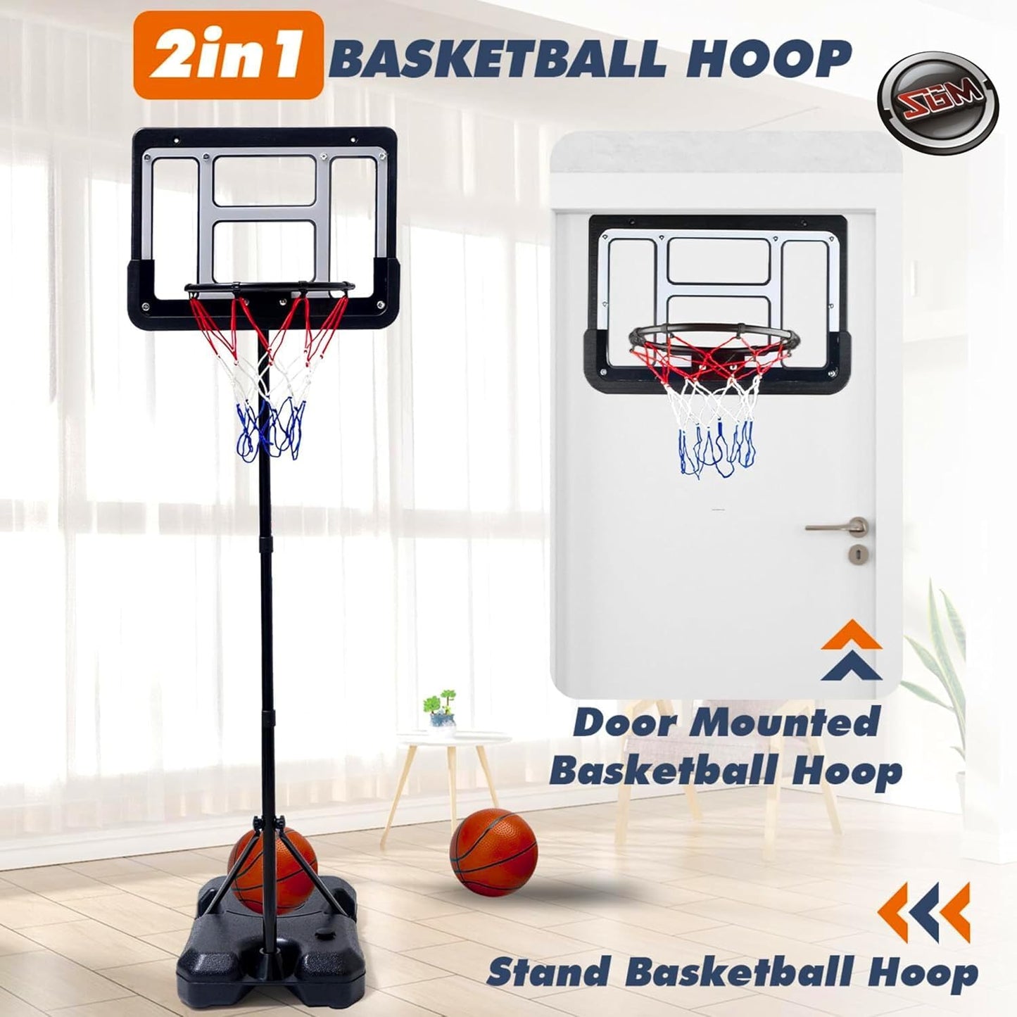 Basketball Hoop Stand - 240cm