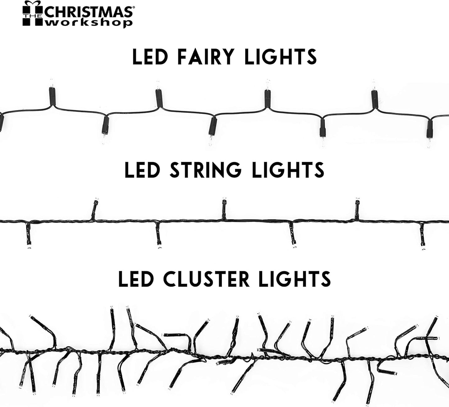 288 White LED Christmas Fairy String Chaser Lights