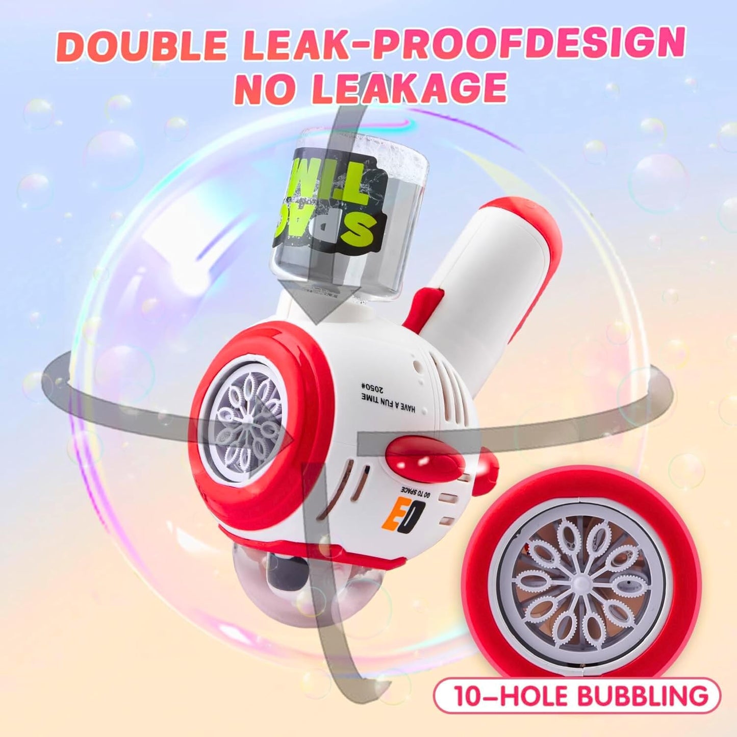 Space Machine Electric Bubble Launcher