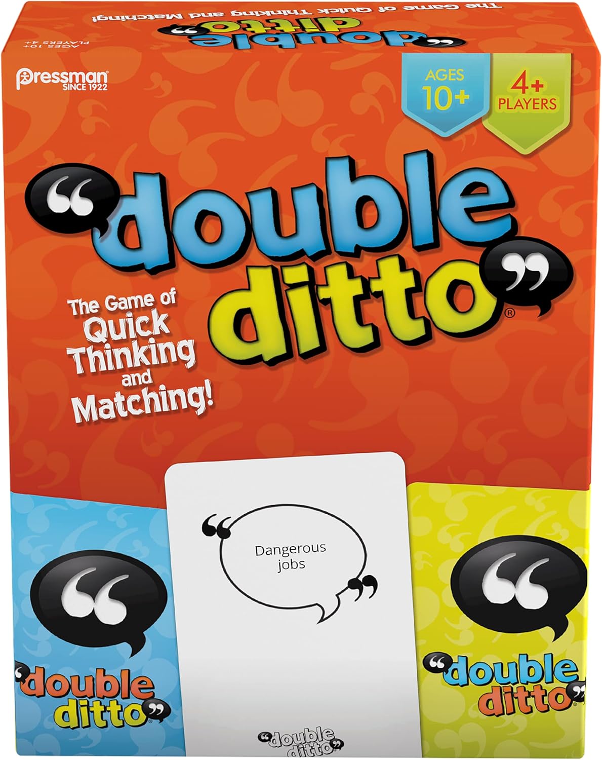 Double Ditto - Fun Family Fast-Paced Think & Match Board & Card Game