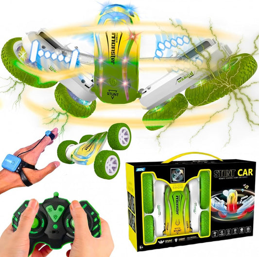 Remote Control LED Word Show 360 Spinning Light Up Stunt Car