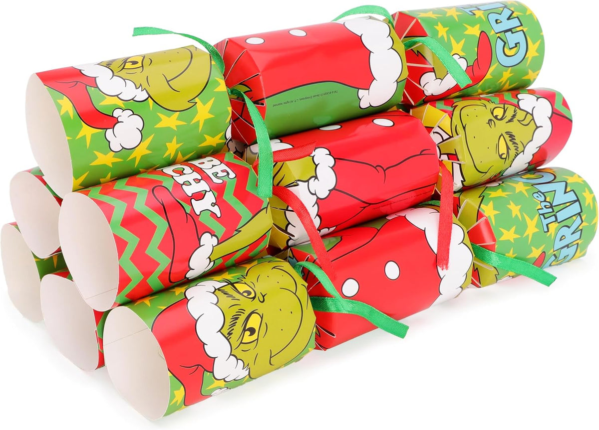 The Grinch Christmas Crackers 12" - 6 Pack