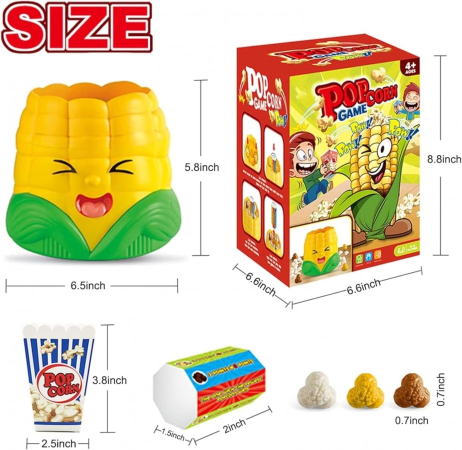 Popcorn Game Interactive Family Catch the Corn Viral Game