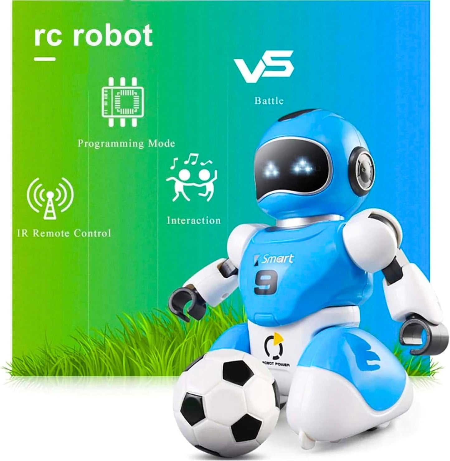 Remote Control Twin Pack Robot Soccer Game USB Rechargeable