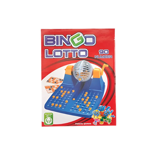 Bingo Game Set Complete Family Entertainment with 90 Numbers and 24 Cards