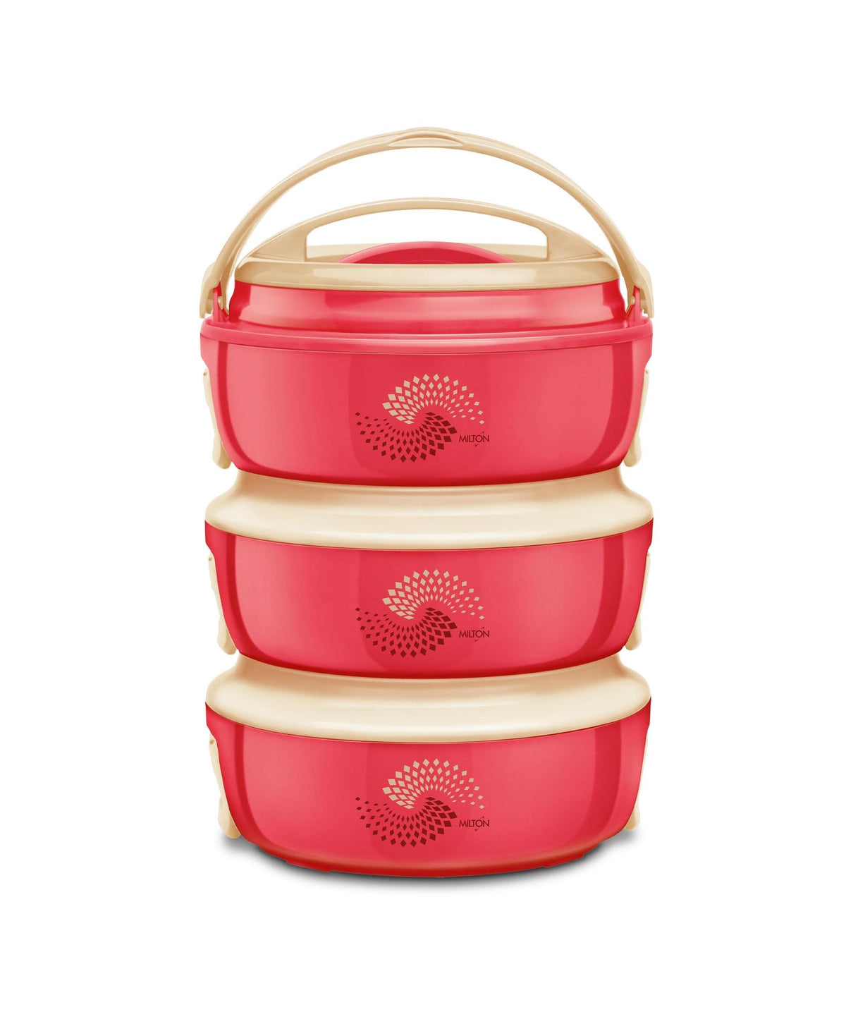 Sq Professional Venture Insulated Hot Pot Set Of 3 Pink 1.5L