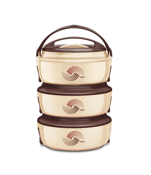 SQ Professional Venture Insulated Hot Pot Set of 3 Cream 1.5L 8429