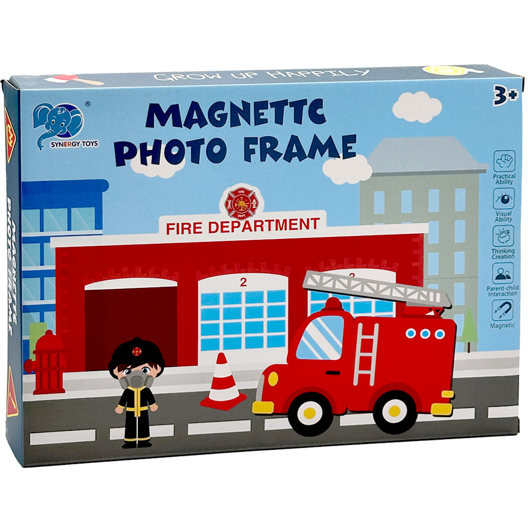 Magnetic Fire Department Photo Frame