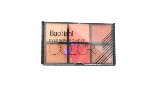 Baolishi  Eyebrow Powder / Eyeshadow Palette 7 x 5 cm Assorted Colours Box of 24 89304