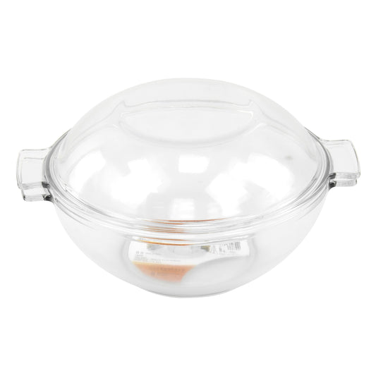 Durane Tempered Glass Dough Bowl With Lid And Handles 1.3L (Parcel Plus Rate)