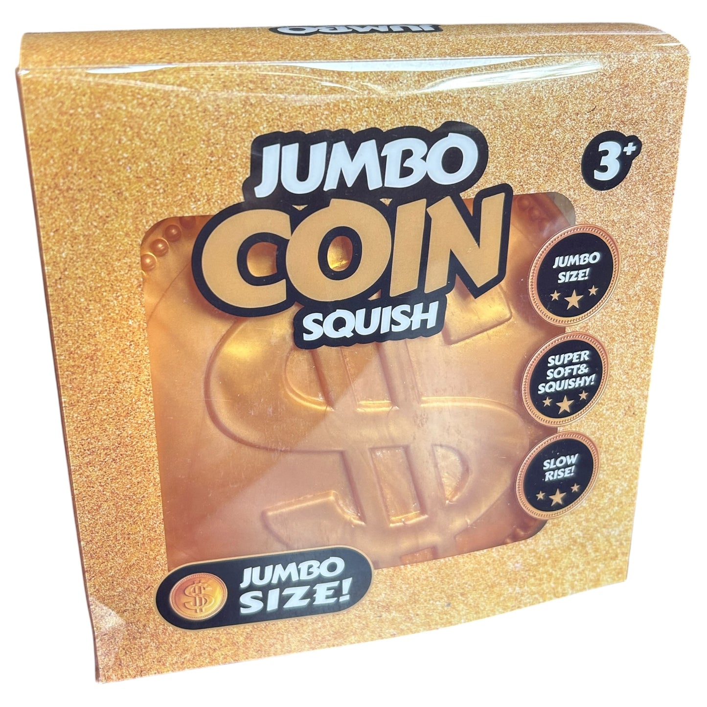 XXL Jumbo Gold Coin Squishy Fidget VIRAL SUPER RARE Sensory Squish Toy