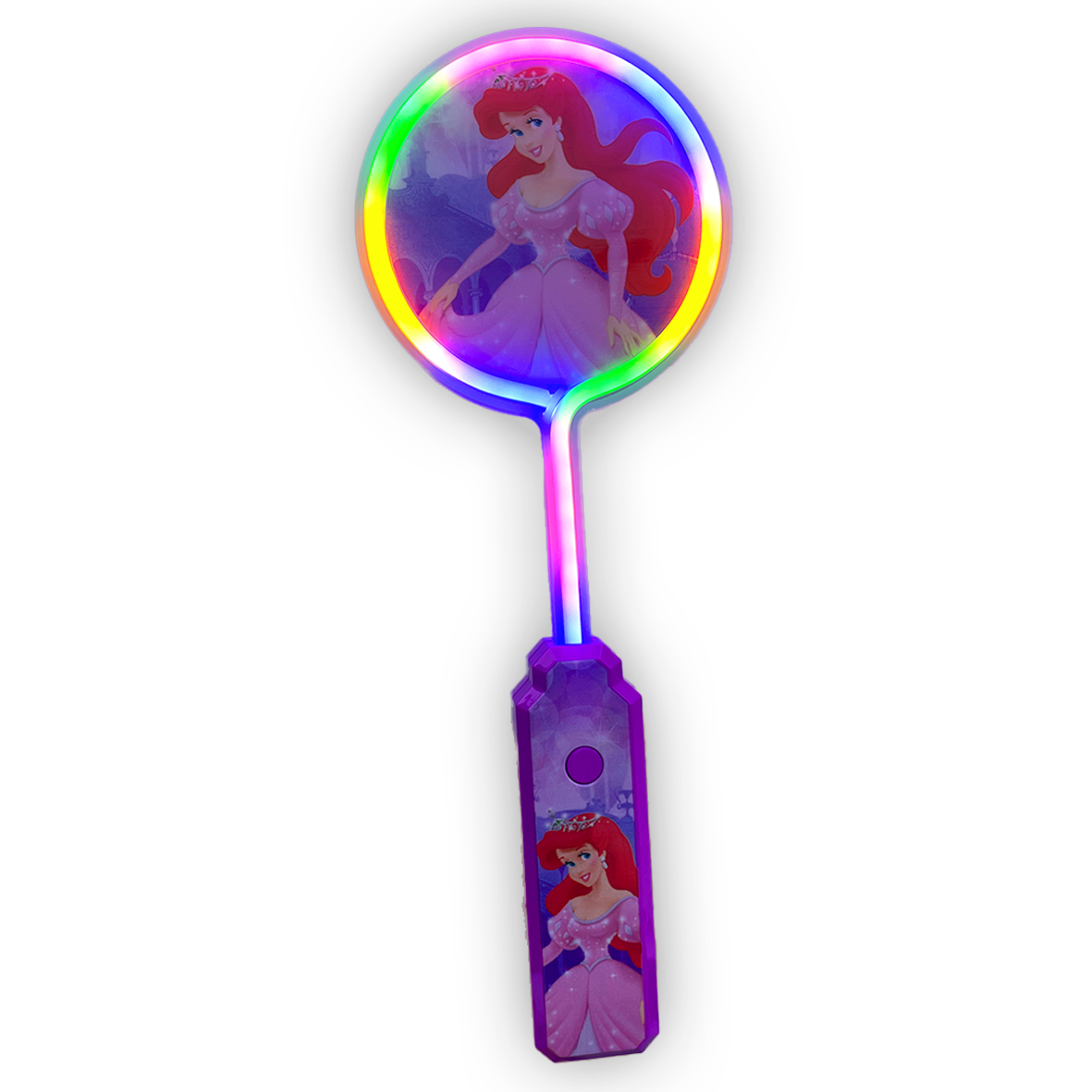 Mermaid Style Light Up Neon Character Paddle Wand