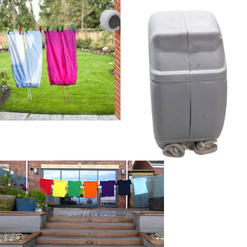 Easy To Install Retractable Garden Washing Line 12 Metre 4855 A