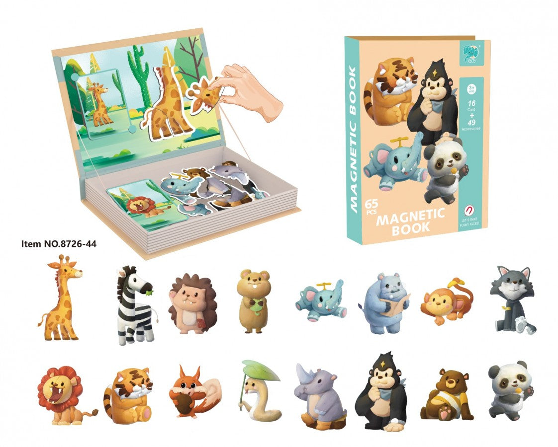 Magnetic Jungle Puzzle Book