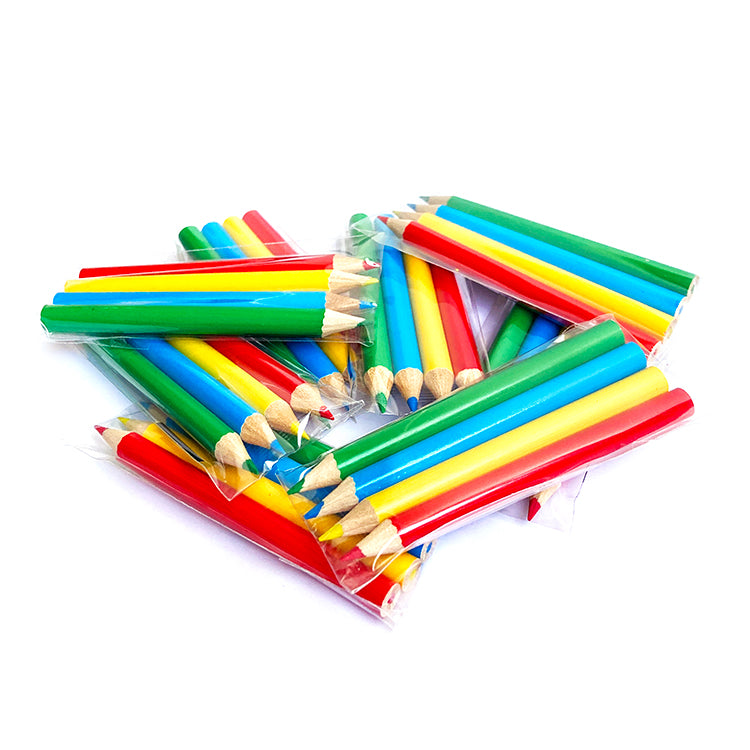 Mini 4 Colouring Pencils x 1000 Packs ( Volume Bulk Deal )