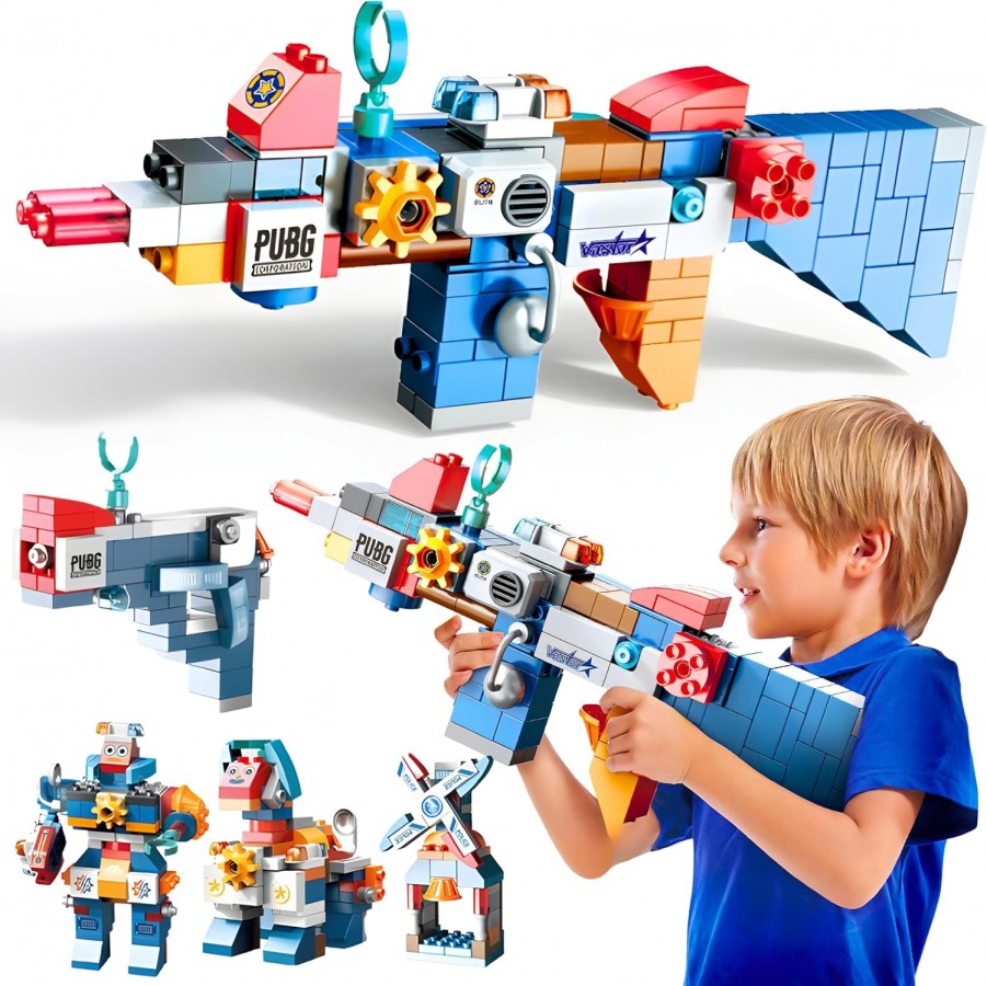 130Pcs Particle Gun