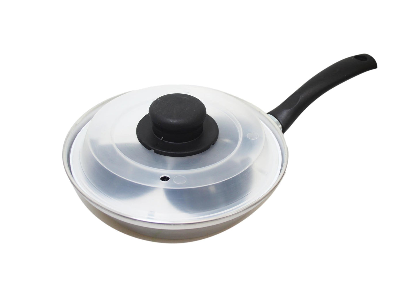 Non Stick Home Kitchen 3 Egg Poacher Pan 20cm With Long Safety Handle Egg Poacher 5.5cm 9102 A