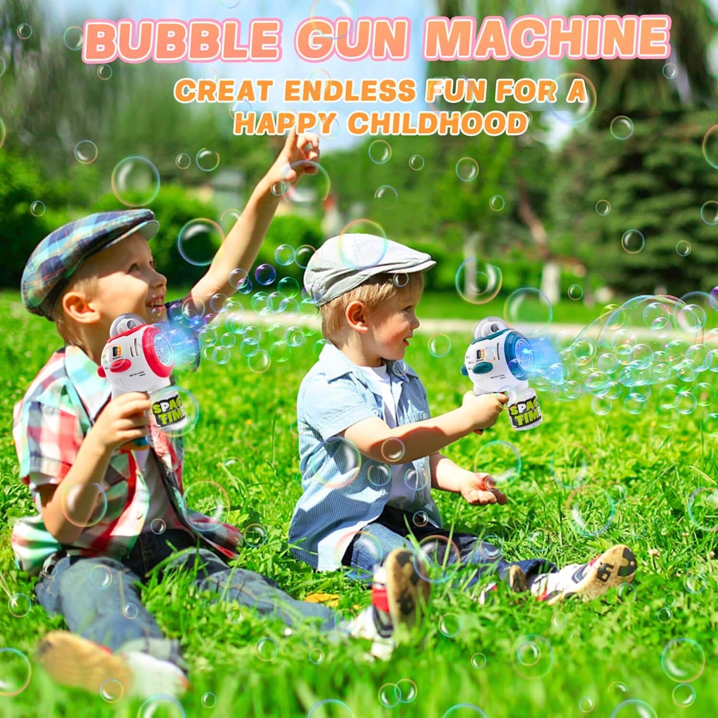 Space Machine Electric Bubble Launcher