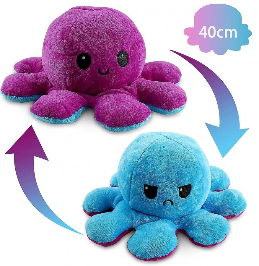 40Cm Octopus Reversible (Assorted)