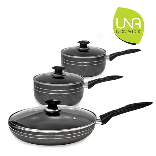 Sq Professional Una Non Stick Essential Pan Set Of 6
