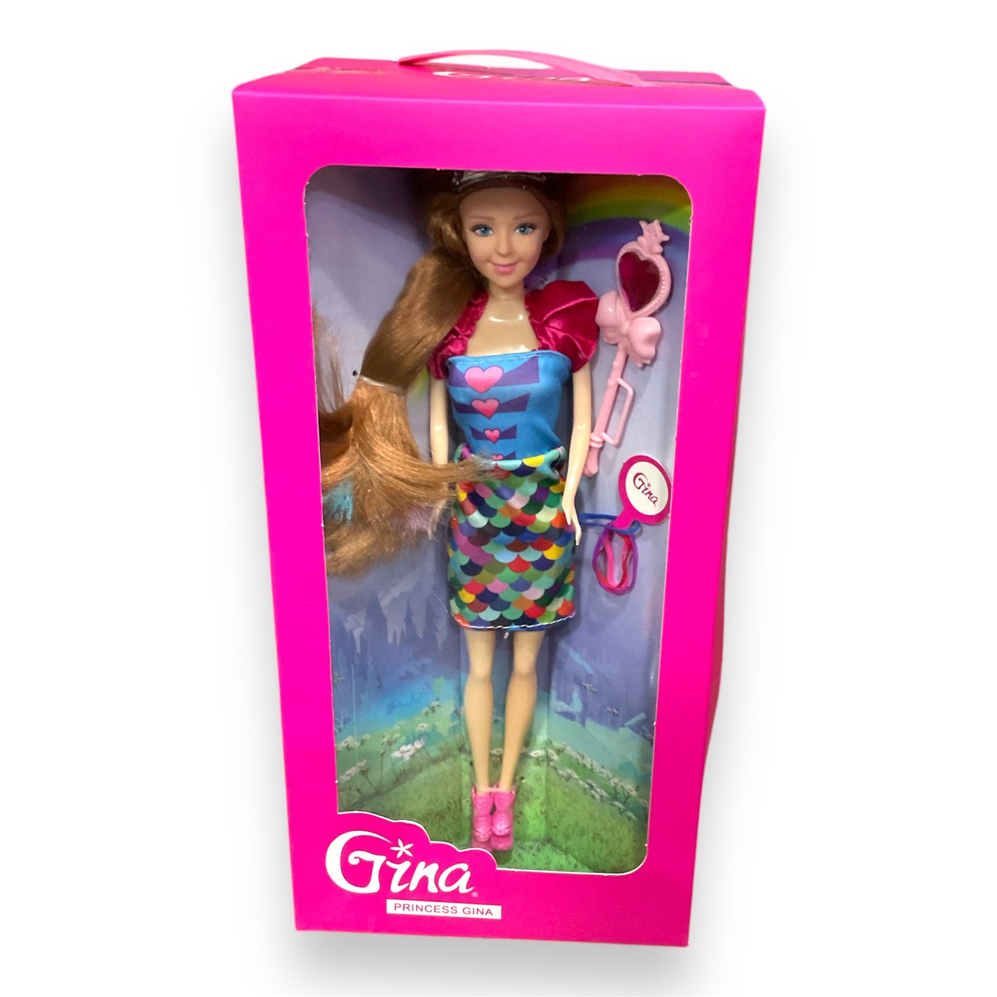 Barbie Style Gina Dolls 4 Pack Box Set with Accessories
