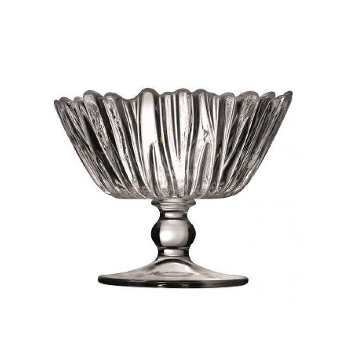 Pb Aurora Glass Footed Candy Sweets Display Bowl 10.7 X 14Cm