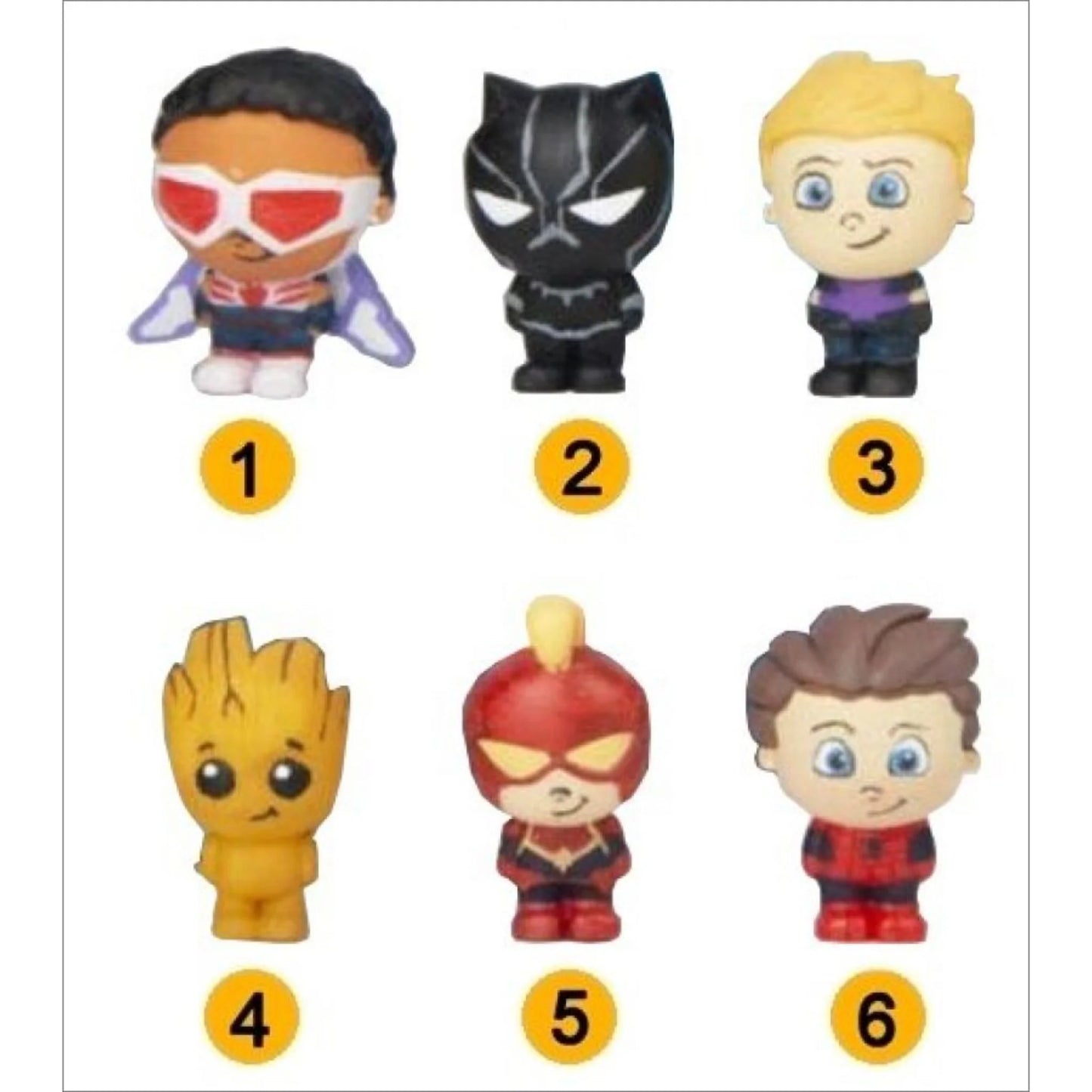 Marvel 3D Puzzle Eraser Collectible Figure Toy