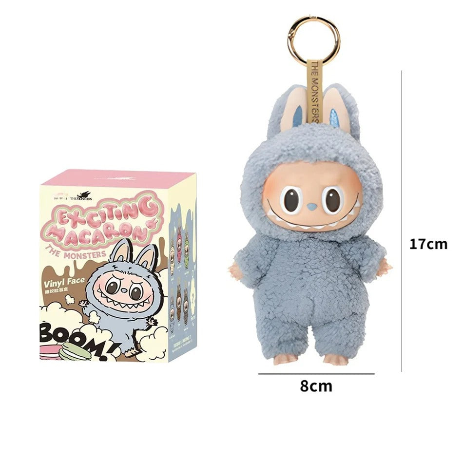 Labubu THE MONSTERS Purple Blue Zizi PopMart Style Keyring Keychain Stuffed Plush Toy Doll 17cm VIRAL
