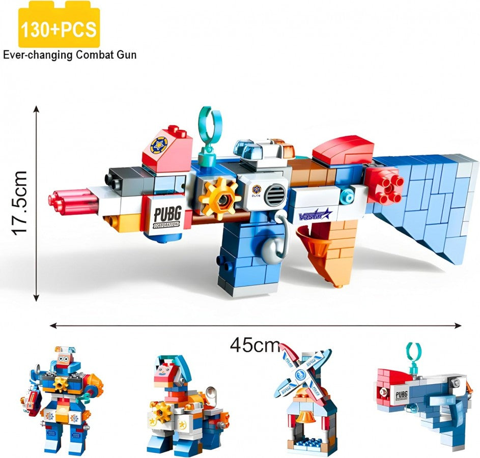 130Pcs Particle Gun