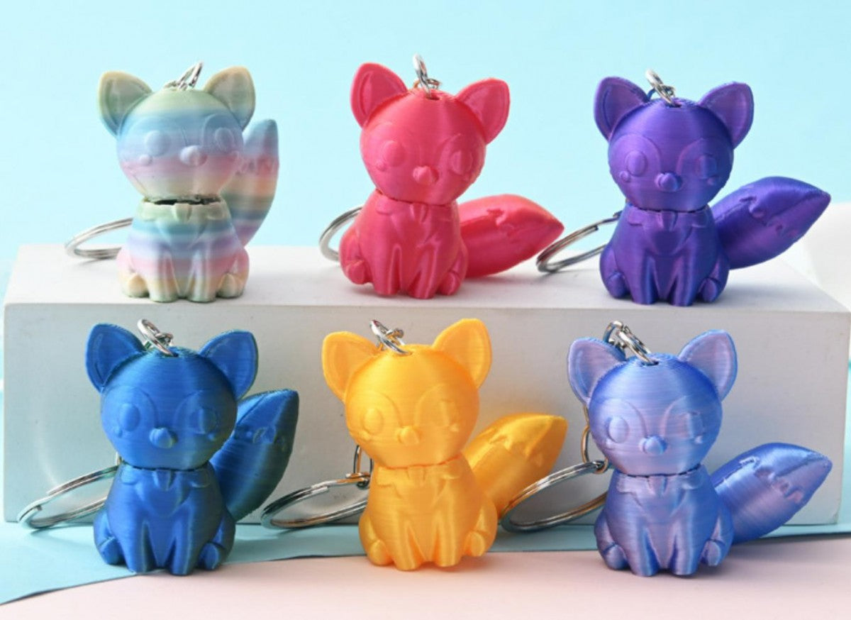 7# Cat 3D Keyring