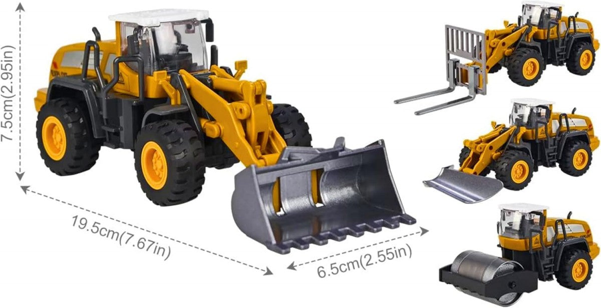 X8 Die-Cast Costruction Vehicles