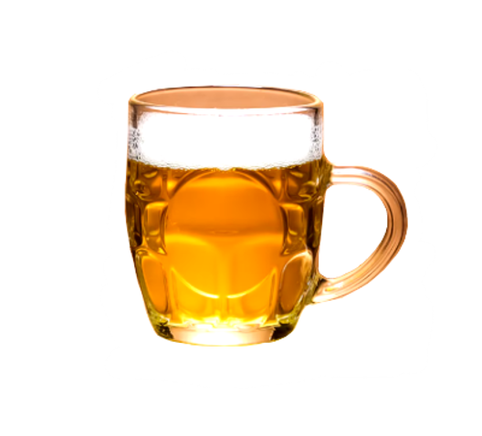 Crystal Glassware Small Tea Beer Drinking Glass Mug 280Ml