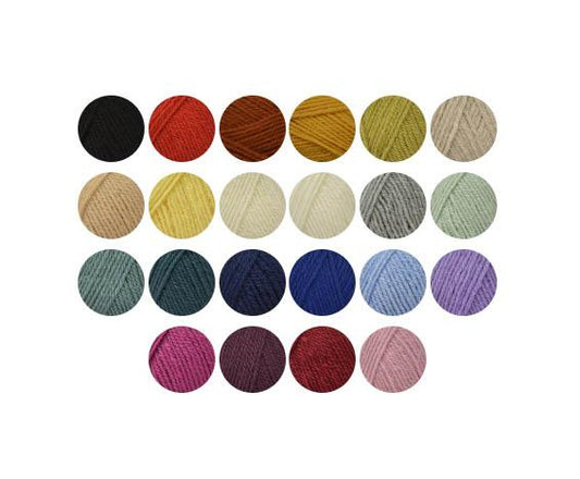 Knitting Cotton Wool Ball 80g Assorted Colours 9989