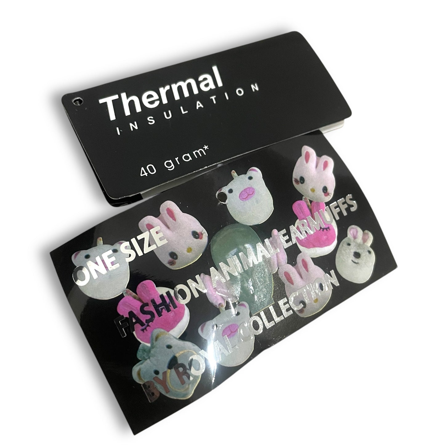 Kids Cute Fluffy Thermal EarMuffs Easter - White Bunny